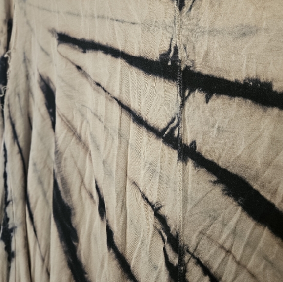 Tie Dye Light Pink and Black Dress Shirt - Picture 5 of 6